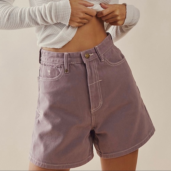 Thrills Pants - Free People THRILLS Koko Shorts, in Dusty Lilac